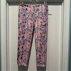 Stylish Pink and Blue Women's Leggings